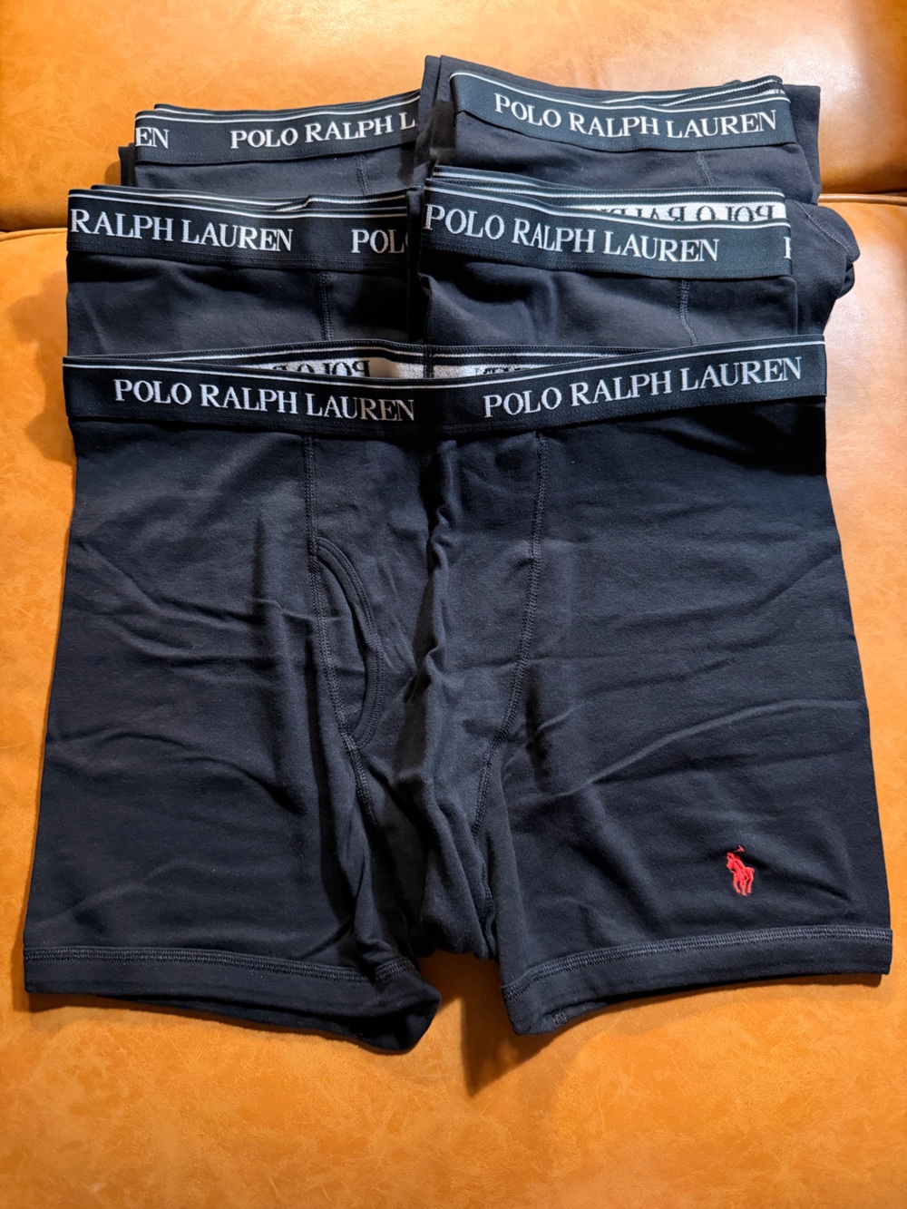 Ralph Lauren Polo Men’s Black Boxer Briefs - 5 Pairs